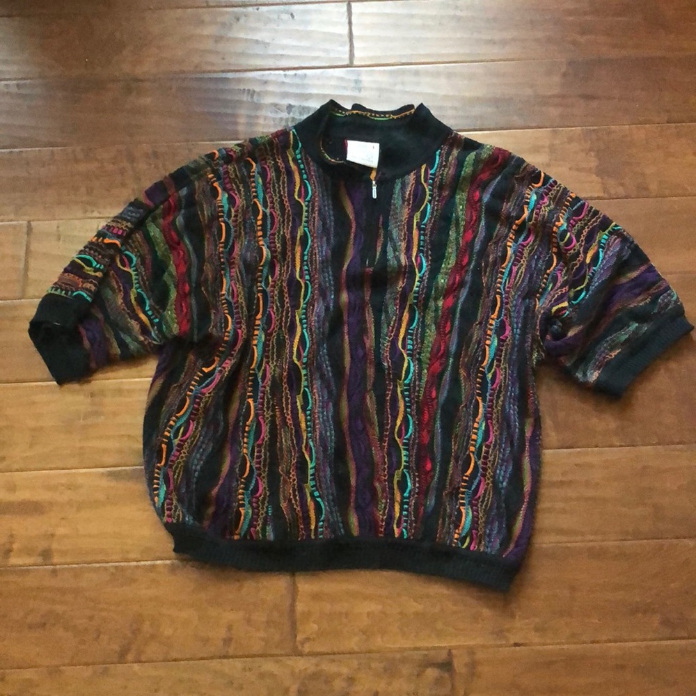 **SOLD** Coogi Australia short sleeve quarter zip